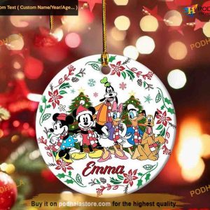 Name Mickey & Friends Ornament, Personalized Family Ornaments
