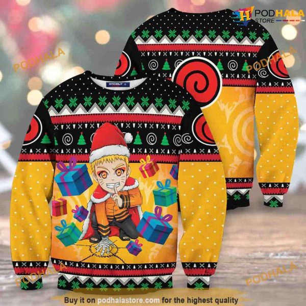 Naruto Xmas Naughty Ugly Christmas Sweater