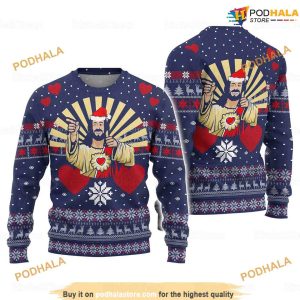 Nativity Of Jesus Cute Ugly Christmas Sweater