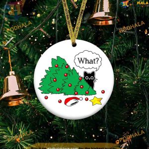 Naughty Cat Christmas Ornament, Family Christmas Ornaments