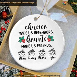 Neighbors Turned Friends Ornament, Friends Christmas Ornaments