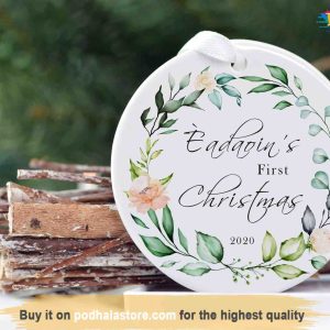 New Baby First Christmas Ornament, Baby's 1st Christmas Keepsake