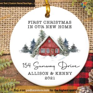 New Home Personalized Ornament, Great Gift For Christmas Ornament