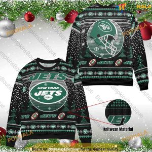 New York Jets Unisexs, Nfl 2023 Xmas Fashion Naughty Christmas Sweater