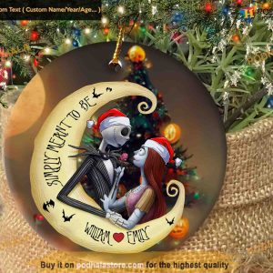 Nightmare Before Christmas Ornament, Personalized Family Ornaments