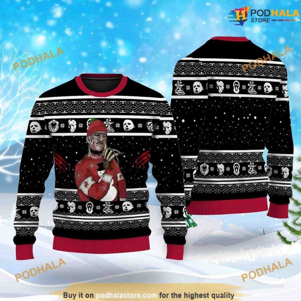 Nightmare on Elm Street Ugly Holiday Sweater
