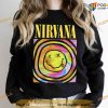 Nirvana Smile Overdyed Sweatshirt, Hoodie, Shirt For Women Men