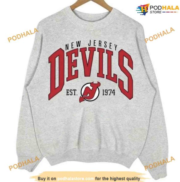 Nj Devils Sweatshirt Est 1974
