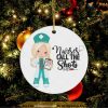 Nurse Graduation Christmas Ornament, Nurse Xmas Tree Decor