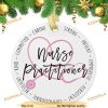 Nurse Practitioner Appreciation Ornament, Family Christmas Ornaments