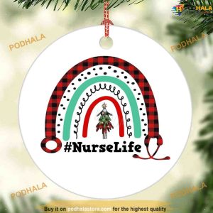 Nurse Squad Ceramic Ornament, Nurse Christmas Tree Decor