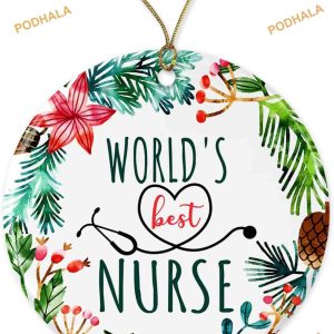Nurse and Doctor Christmas Ornament, Nurse Xmas Tree Gift