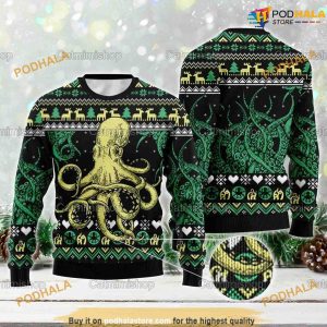 Octopus Christmas Cute Ugly Christmas Sweater