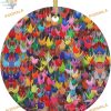 Origami Paper Crane Christmas Ornament, Friends Christmas Ornaments