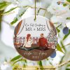 Our First Christmas As Mr. And Mrs Personalized Ornament