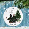 Our First Christmas Ornament Together Ornament, Personalized Holiday Decor