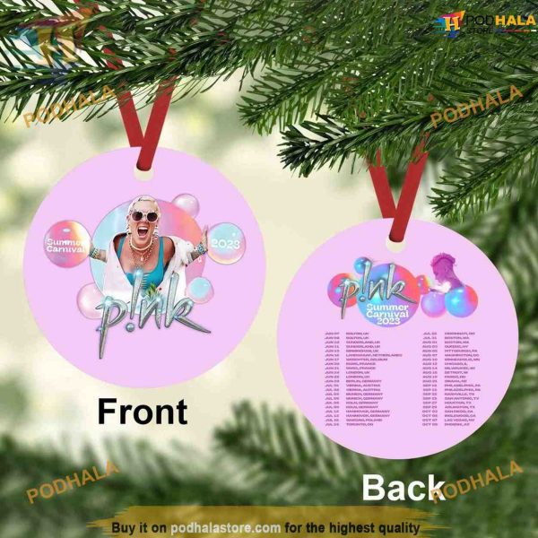 P!NK Summer Carnival 2023, Friends Christmas Ornaments