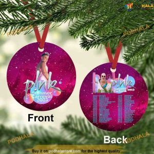 P!Nk Summer Carnival 2023 Ornament, Personalized Family Ornaments