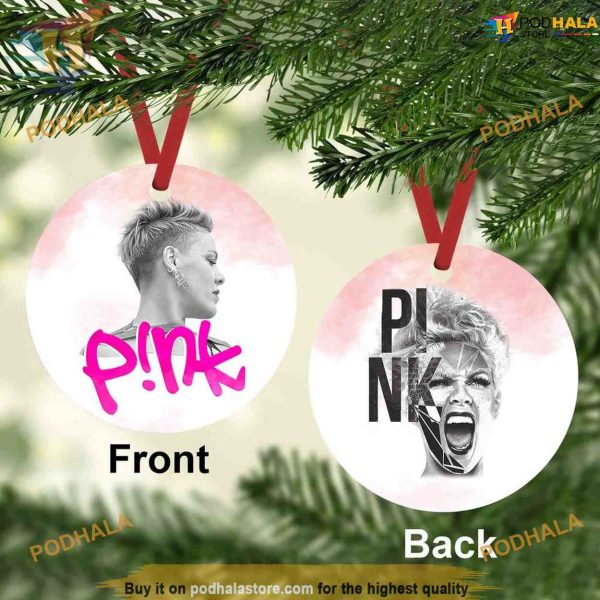 P!nk 2023 Carnival Tour Ornament, Personalized Family Ornaments