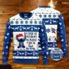 Pabst Blue Ribbon Funny Womens Christmas Sweater