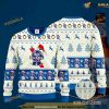 Pabst Blue Ribbon Santa Hat Christmas Funny Womens Christmas Sweater