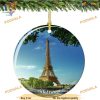 Paris Eiffel Tower Festive Ornament, Funny Christmas Ornaments