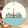 Parisian Holiday Ornament, Friends Christmas Ornaments