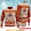 Peach 3D Funny Xmas Sweater