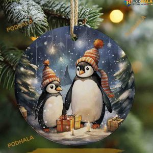 Penguins Christmas Ornament, Friends Christmas Ornaments