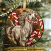 Percheron Horse Christmas Ornament, Personalized Family Ornaments