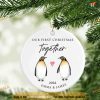Personalized 1st Christmas Together Bauble, First Christmas Ornament