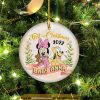 Personalized 2023 Baby's First Disney Ornament, Mickey Mouse Ornaments