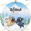 Personalized 2023 Bingo & Rolly Ornament, Disneyland Christmas Ornaments