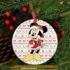 Personalized 2023 Ceramic Christmas Ornament, Disney Xmas Decorations
