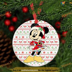 Personalized 2023 Ceramic Christmas Ornament, Disney Xmas Decorations