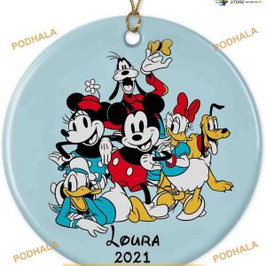 Personalized 2023 Classic Group Disney Ornament, Mickey Mouse Ornaments