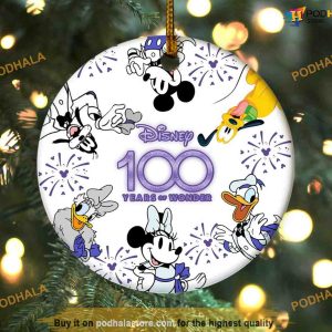 Personalized 2023 Disney 100 Years Ornament, Disneyland Christmas Ornaments