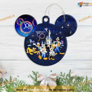Personalized 2023 Disney 50th Anniversary Ornament, Mickey Mouse Ornaments