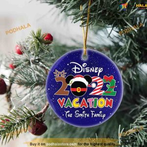 Personalized 2023 Disney Family Vacations Ornament, Disneyland Christmas Ornaments
