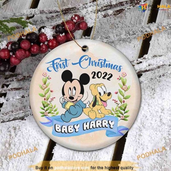 Personalized 2023 Disney Ornament, Mickey Mouse Ornaments