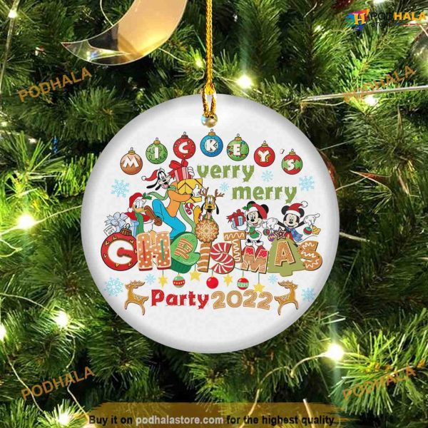 Personalized 2023 Disney Ornament, Mickey Mouse Ornaments, Xmas Gift