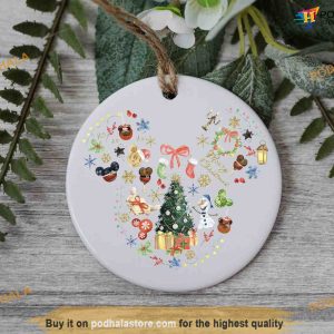 Personalized 2023 Disney World Christmas Gift Ornament, Disneyland Christmas Ornaments