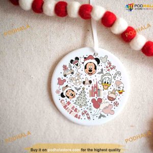 Personalized 2023 Disney World Christmas Gift Ornament, Mickey Mouse Ornaments