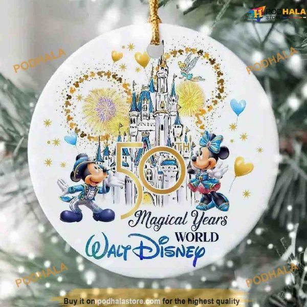 Personalized 2023 Disneyland Mickey Ornament, Disney Christmas Tree Ornaments