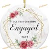 Personalized 2023 Engagement & Newlywed Gifts, First Christmas Ornament