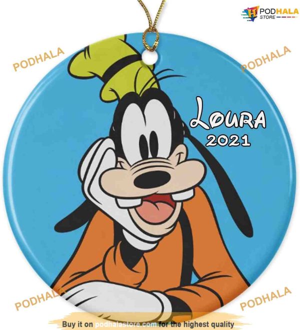 Personalized 2023 Goofy Disney Ornament, Disneyland Christmas Ornaments