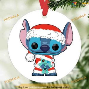 Personalized 2023 Lilo & Stitch Ornament, Disney Christmas Tree Ornaments