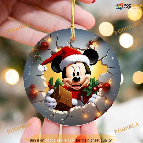 Personalized 2023 Magical Mickey Disneyland Christmas Ornaments