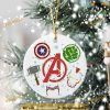 Personalized 2023 Marvel Avengers Decor, Disney Christmas Ornaments