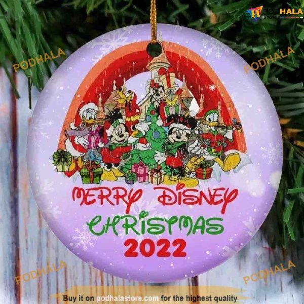 Personalized 2023 Mickey Christmas Ornament, Disney Christmas Ornaments